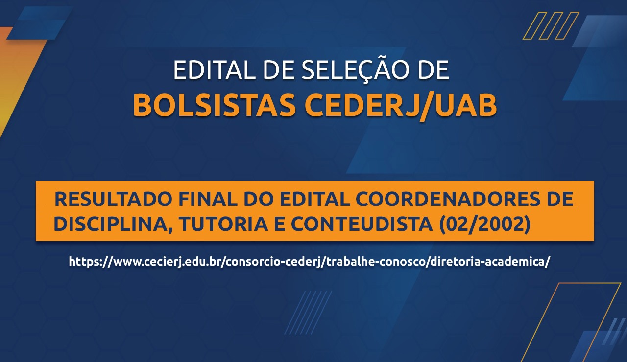 Confira O Resultado Final Do Edital Funda O Cecierj