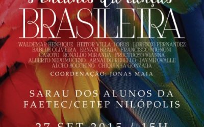 Sarau revive grandes nomes da música clássica e popular brasileira