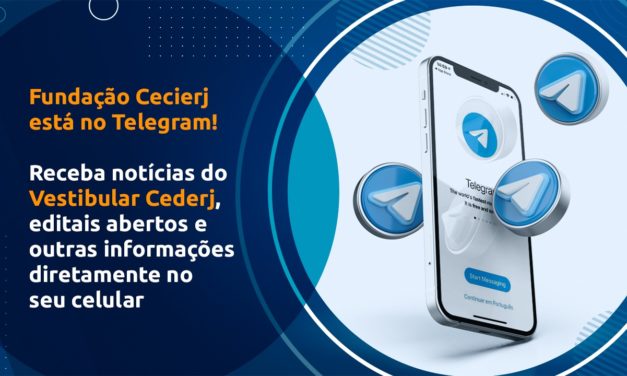 A Fundação Cecierj está agora no Telegram. Receba nossa lista de transmissão