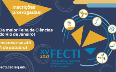 Inscrições para a XV FECTI foram prorrogadas até 04 de outubro
