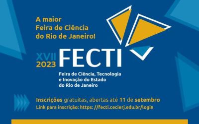 Inscrição para a XVII Fecti, maior feira de ciências do estado do Rio, vai até 11 de setembro