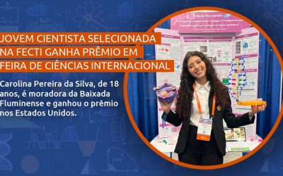 Jovem cientista da Baixada Fluminense ganha prêmio em feira de ciências do Estados Unidos