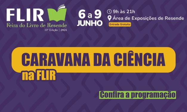 Caravana da Ciência marca presença na 10ª edição da Feira do Livro de Resende