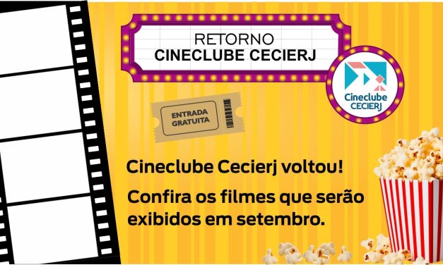 Cineclube Cecierj lança nova programação com filmes gratuitos para todas as idades