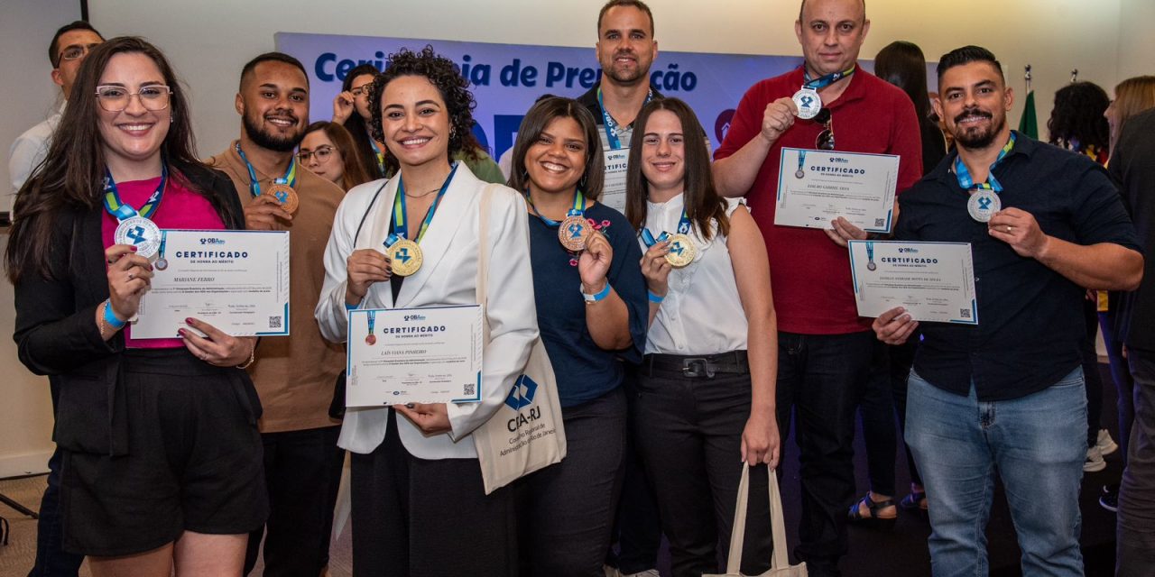 Alunos do Cederj conquistam ouro, prata e bronze na 1ª Olimpíada Brasileira de Administração