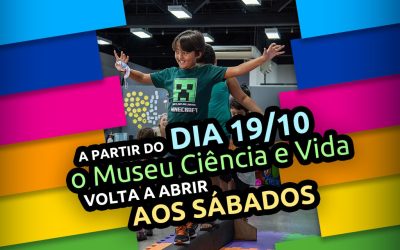 Museu Ciência e Vida, em Duque de Caxias, reabre aos sábados, a partir de 19 de outubro