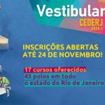 Vestibular Cederj 2025.1 abre inscrição para 7.743 vagas em 17 cursos semipresenciais no estado do Rio 