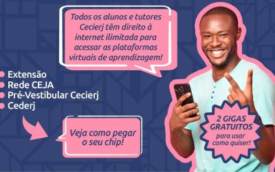 Internet gratuita para alunos e tutores da Fundação Cecierj: veja como retirar seu chip