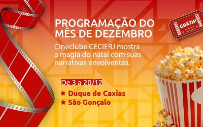 Cineclube CECIERJ: programação de dezembro tem clássicos natalinos e animações para todas as idades 