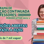 Curso de formação continuada de professores da Fundação Cecierj oferece mais de 7 mil vagas