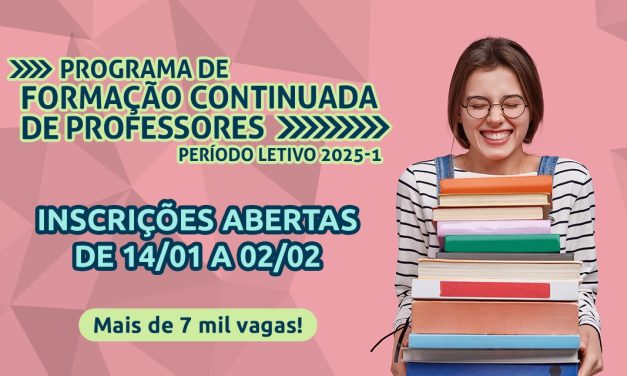 Curso de formação continuada de professores da Fundação Cecierj oferece mais de 7 mil vagas