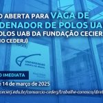 Fundação Cecierj abre vagas para coordenadores de Polo UAB/Cederj para início imediato