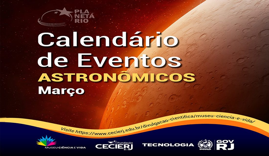 Confira o calendário astronômico de março