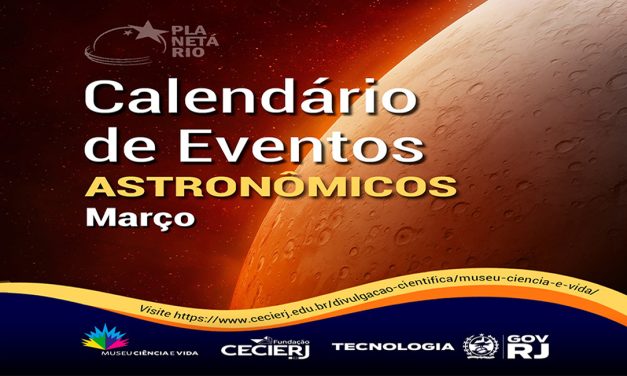 Confira o calendário astronômico de março