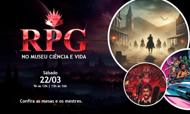 Sábado (22) é dia de RPG e jogos de tabuleiro no Museu Ciência e Vida