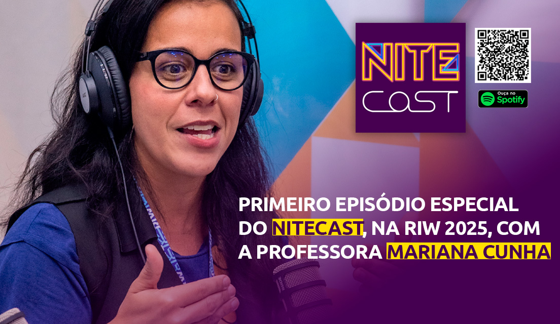 Primeiro episódio do NITECast, gravado no Rio Innovation Week 2025, é com a professora Mariana Cunha sobre acessibilidade e educação inclusiva
