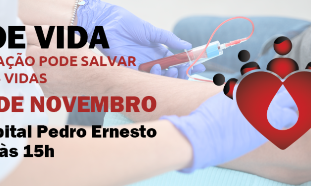 Secti promove campanha “Doe Vida” e mobiliza servidores para doação de sangue no Hospital Pedro Ernesto