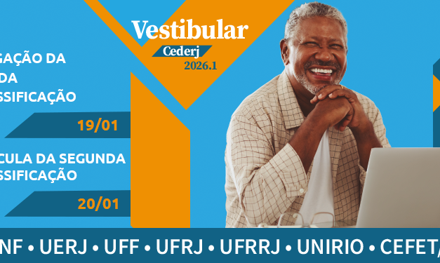 confira a lista da 2ª reclassificação do Vestibular Cederj 2026.1; matrículas abertas até 20/01