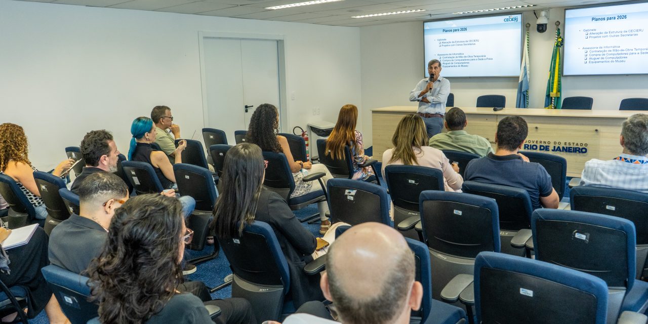 Fundação Cecierj apresenta e debate Plano de Entregas 2026 com líderes da Administração