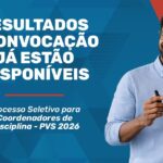 Fundação Cecierj convoca candidatos aprovados para coordenadores de disciplina do PVS 2026 para comparecimento presencial