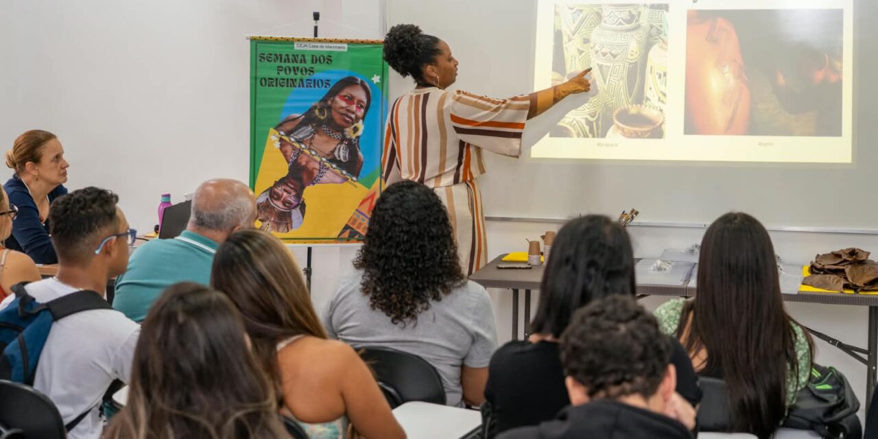 Arte, Matemática e Ancestralidade: CEJA Casa do Marinheiro realiza oficina para celebrar o Dia Internacional dos Povos Indígenas